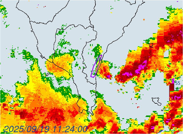 ▲▼大雷雨即時訊息 。（圖／氣象署提供）
