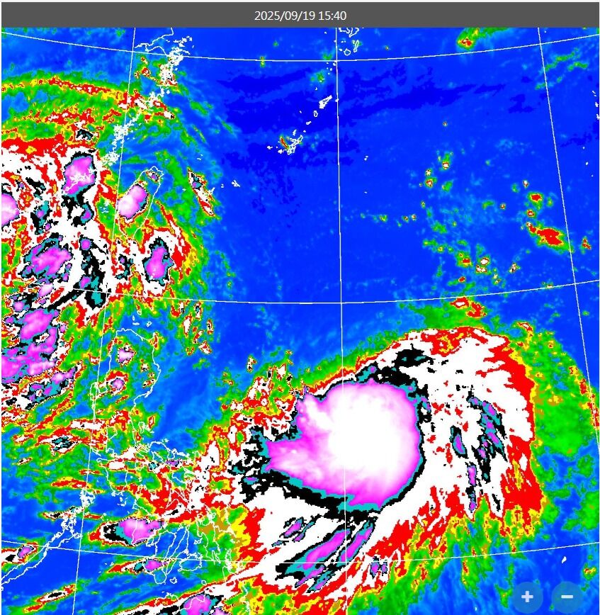 ▲▼樺加沙颱風。（圖／取自鄭明典臉書）