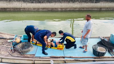 快訊/台南北門驚傳溺水!60歲女跌落永隆溝命危 搶救畫面曝