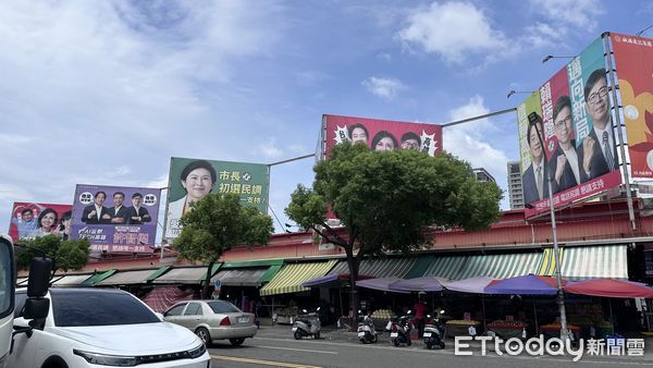 ▲▼民進黨初選「禁大咖條款」上路，參選人10/1前下架與賴清德合照。（圖／記者賴文萱攝）