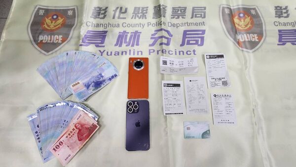 ▲馬籍觀光客來台當詐騙取款車手遭逮。（圖／警方提供）