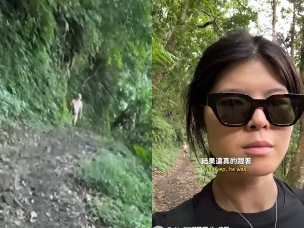 ▲▼女YTR登東眼山驚遇「恐怖GoPro裸男」求合照跟蹤　一堆人都遇過。（圖／翻攝fiona.__.fifi）