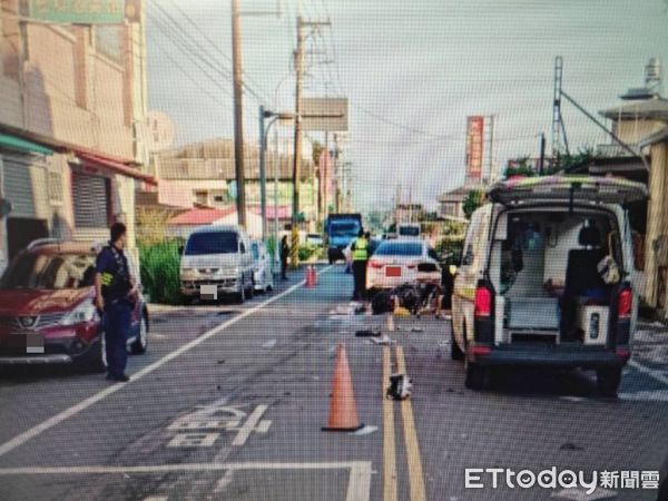 南投埔里車禍。（圖／記者高堂堯翻攝）