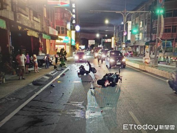 南投埔里車禍。（圖／記者高堂堯翻攝）