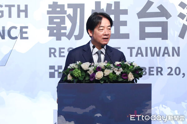 ▲總統賴清德出席「韌性台灣&middot;民主永續」國際論壇。（圖／記者林敬旻攝）