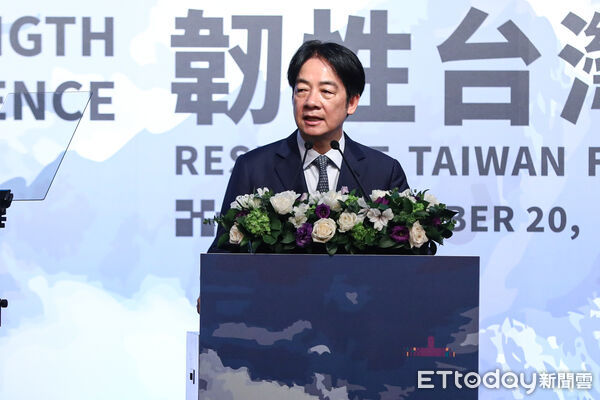 ▲總統賴清德出席「韌性台灣&middot;民主永續」國際論壇。（圖／記者林敬旻攝）