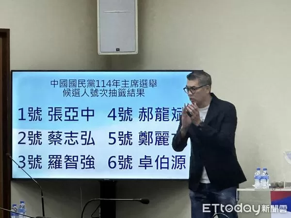 ▲▼ 國民黨主席選舉今抽號次     。（圖／記者崔至雲攝）