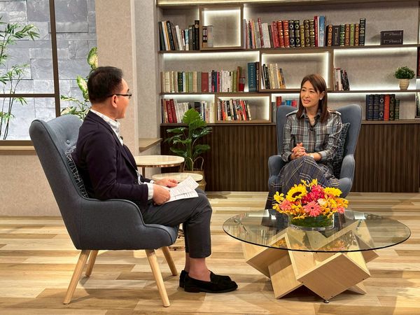 ▲賈永婕與鄭弘儀。（圖／三立提供）