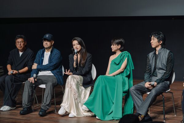 ▲《回魂計》全球首映在釜山！國際影后舒淇、李心潔與金鐘影帝傅孟柏合體出席映後座談。（圖／Netflix提供）