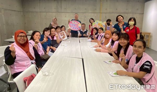 ▲台南市勞工局舉辦「家庭類勞僱一家親」活動，邀請移工、被照顧者與家屬同遊，共享溫馨時光。（記者林東良翻攝，下同）
