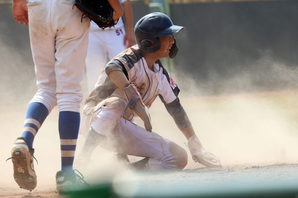 ▲桃園盃驚險戰！李載昇夯超遠轟又建功　韓國培林7比5力壓光明國中。（圖／桃園市桃園盃全國四級棒球錦標賽提供，下同）
