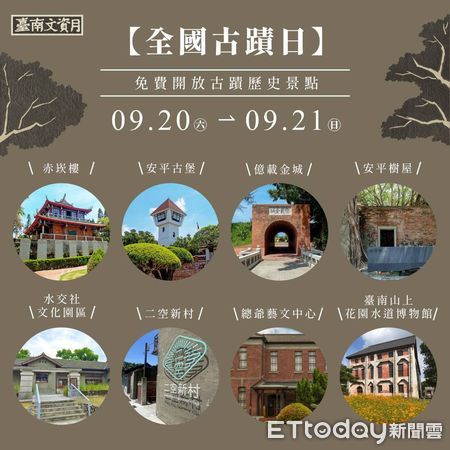 ▲「2025台南市文化資產月」盛大開幕，活動串聯古蹟與創新元素，帶來全新五感體驗。（圖／記者林東良翻攝，下同）