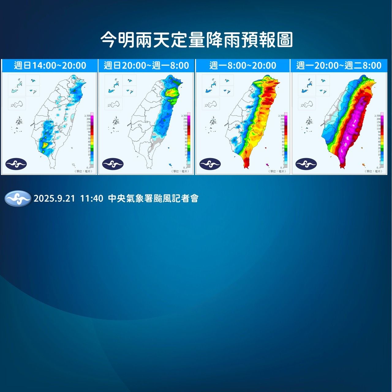 ▲▼未來一周天氣。（圖／氣象署提供）