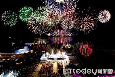 日月潭花火音樂嘉年華伊達邵碼頭登場 放破紀錄16吋水中爆破煙火