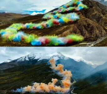 彩色煙火轟炸喜馬拉雅山！藝術家蔡國強、始祖鳥遭調查