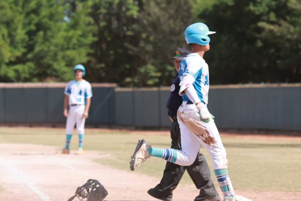 ▲林展亦開轟全場海灌6打點　忠孝國中12比6擊退三民國中。（圖／桃園市桃園盃全國四級棒球錦標賽提供）