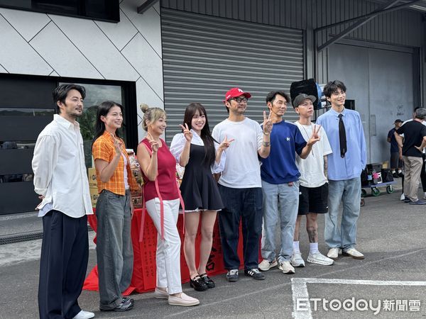 ▲李李仁、季芹、李多慧、古斌、頑童小春、王品澔出席《辛亥隧道》開鏡儀式。（圖／記者黃庠棻攝）