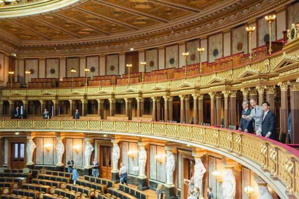 ▲▼外交部長林佳龍歐洲行最後一站來到奧地利首都維也納。（圖／翻攝自Facebook／林佳龍）