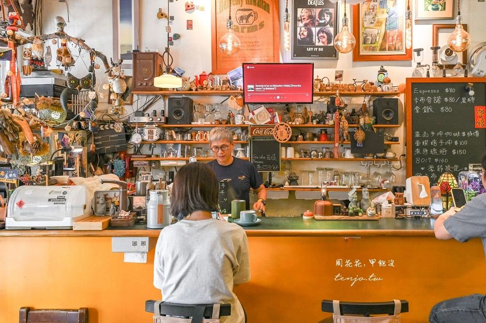 ▲▼新北泰山「芳咖啡」，隱身畫廊裡的超平價咖啡廳！單品手沖只要80元自烘店高水準推薦。（圖／部落客周花花提供）