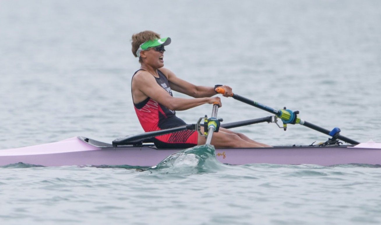 ▲▼李冠儀拿下雲林全運會女子輕量級單人雙槳金牌。             （圖／全運會提供）