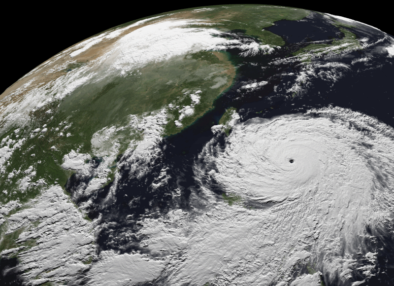 ▲▼樺加沙颱風。（圖／NCDR、翻攝NOAA）