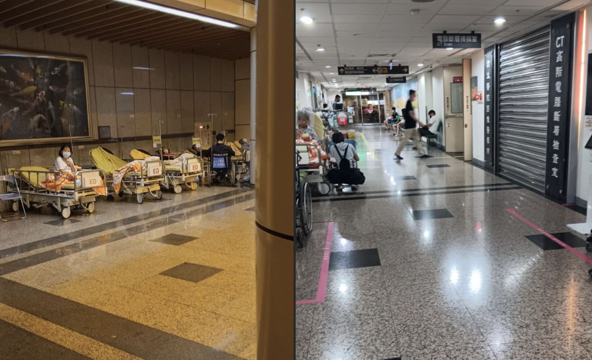 李建璋分享台大醫院急診狀況。（圖／李建璋臉書）