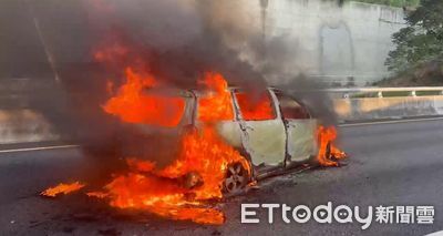 快訊／國4台中豐原段詭異火燒車！駕駛不見人影　警追查中