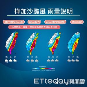 快訊/強颱樺加沙首波陸警發佈!高雄是否停班課 市府回應了
