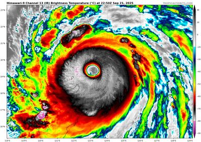 超大樺加沙穩居風王 最新各國路徑一致了