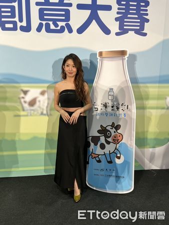 ▲郭書瑤出席台北國際連鎖加盟大展秋季展。（圖／記者黃庠棻攝）