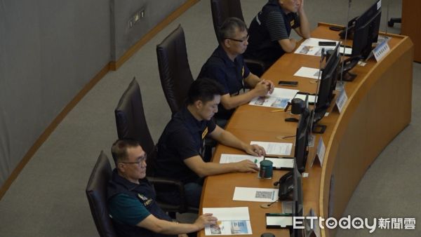 ▲▼台北市長蔣萬安今天與副市長李四川、張溫德主持防颱應變會議。（圖／記者莊喬迪攝）