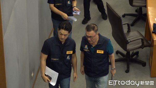 ▲▼台北市長蔣萬安今天與副市長李四川、張溫德主持防颱應變會議。（圖／記者莊喬迪攝）