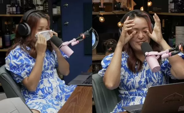 ▲▼凱莉哭了  。（圖／翻攝自YouTube／百靈果News）