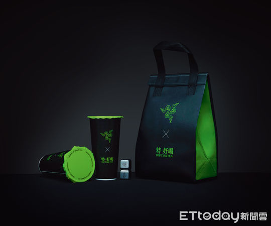 ▲▼特．好喝跨界找來電競龍頭「Razer」合作聯手推出「曜黑抹茉」系列。（圖／特．好喝提供）