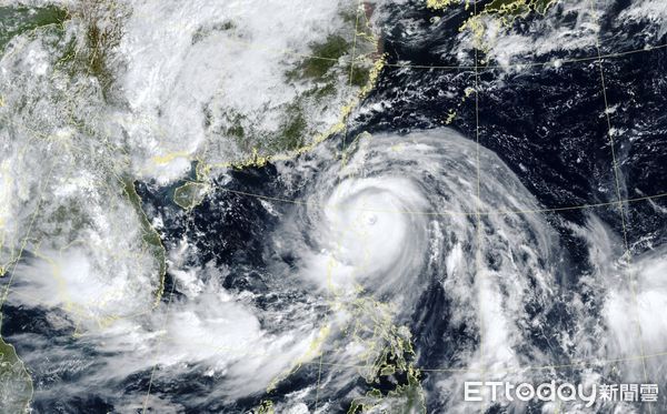 ▲▼樺加沙颱風。（圖／氣象署提供）