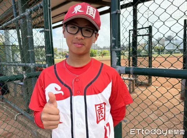 ▲▼北市東園少棒鍾尚軒。（圖／記者楊舒帆攝）