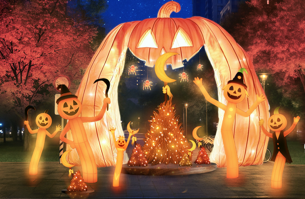 ▲「2025桃園萬聖城」桃園藝文廣場登場