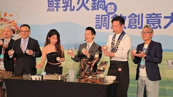 台灣鮮乳創意料理登場　總統府副秘書長何志偉與郭書瑤共推在地好味道（圖／業者提供）
