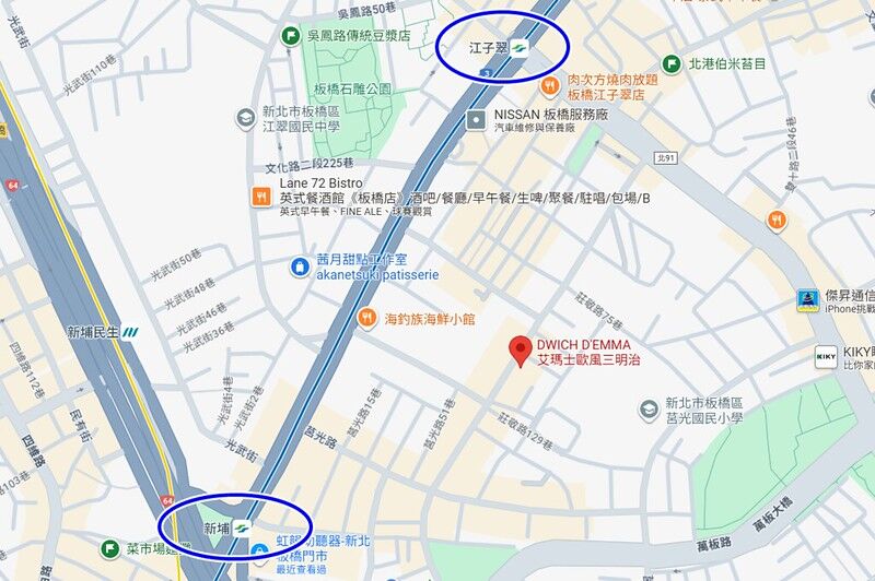 ▲▼江子翠美食DWICH D&rsquo;EMMA 艾瑪士歐風三明治。（圖／部落客小虎提供）