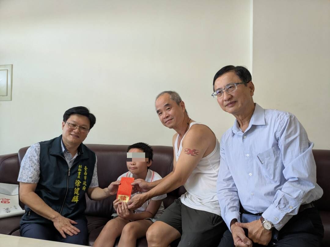 ▲▼台南,風災,颱風,慰問,徐健麟,黃偉哲。（圖／台南市政府提供）