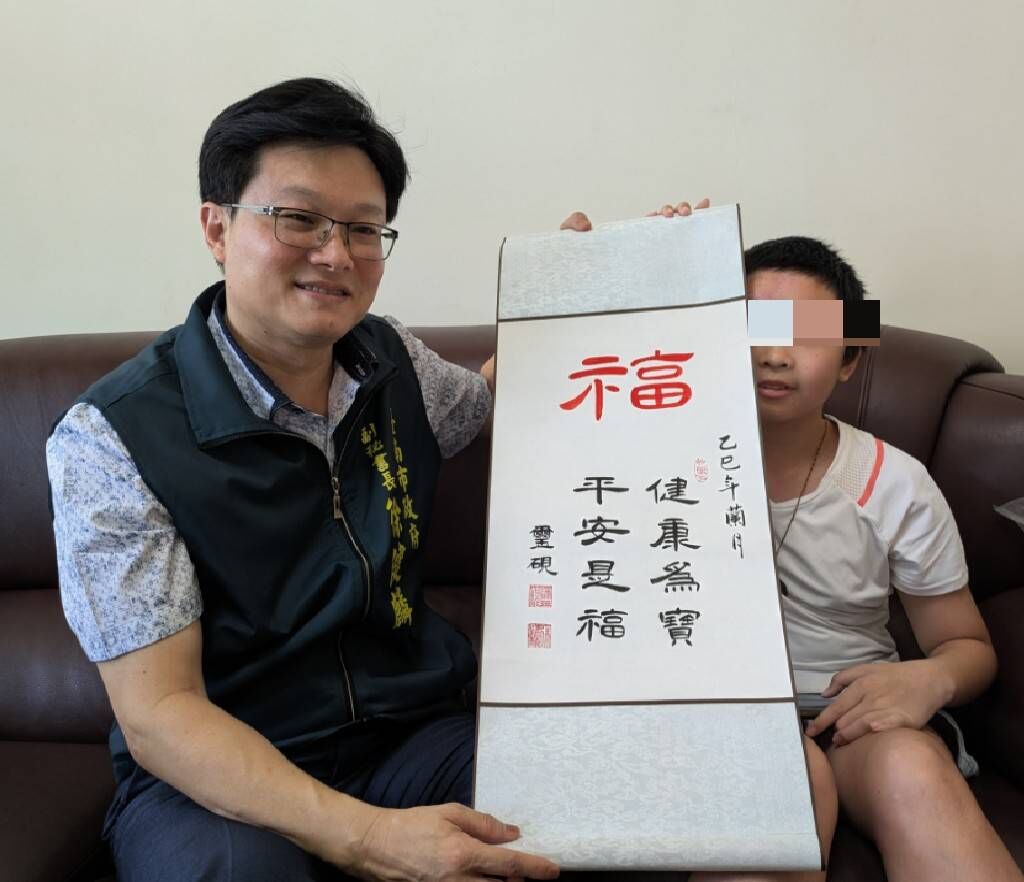 ▲▼台南,風災,颱風,慰問,徐健麟,黃偉哲。（圖／台南市政府提供）