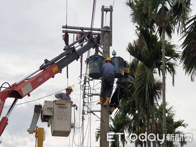 樺加沙釀1萬7000戶停電　台電搶修「剩花蓮190戶」呼籲注意4事