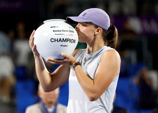 ▲首爾賽／數據居劣勢仍奪冠　斯威亞蒂逆轉奪生涯第25座冠軍。（圖／路透）