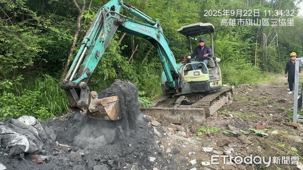 ▲▼ 馬頭山遭埋2804噸廢棄物逾期未清，環保局代清追償「5千萬清運費」 。（圖／記者賴文萱翻攝）