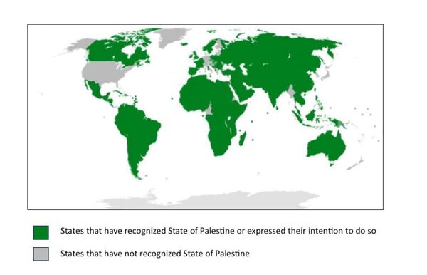 ▲▼巴勒斯坦將台灣列為「承認或有意承認巴勒斯坦國的國家」。（圖／翻攝自X／@Palestine_UN）