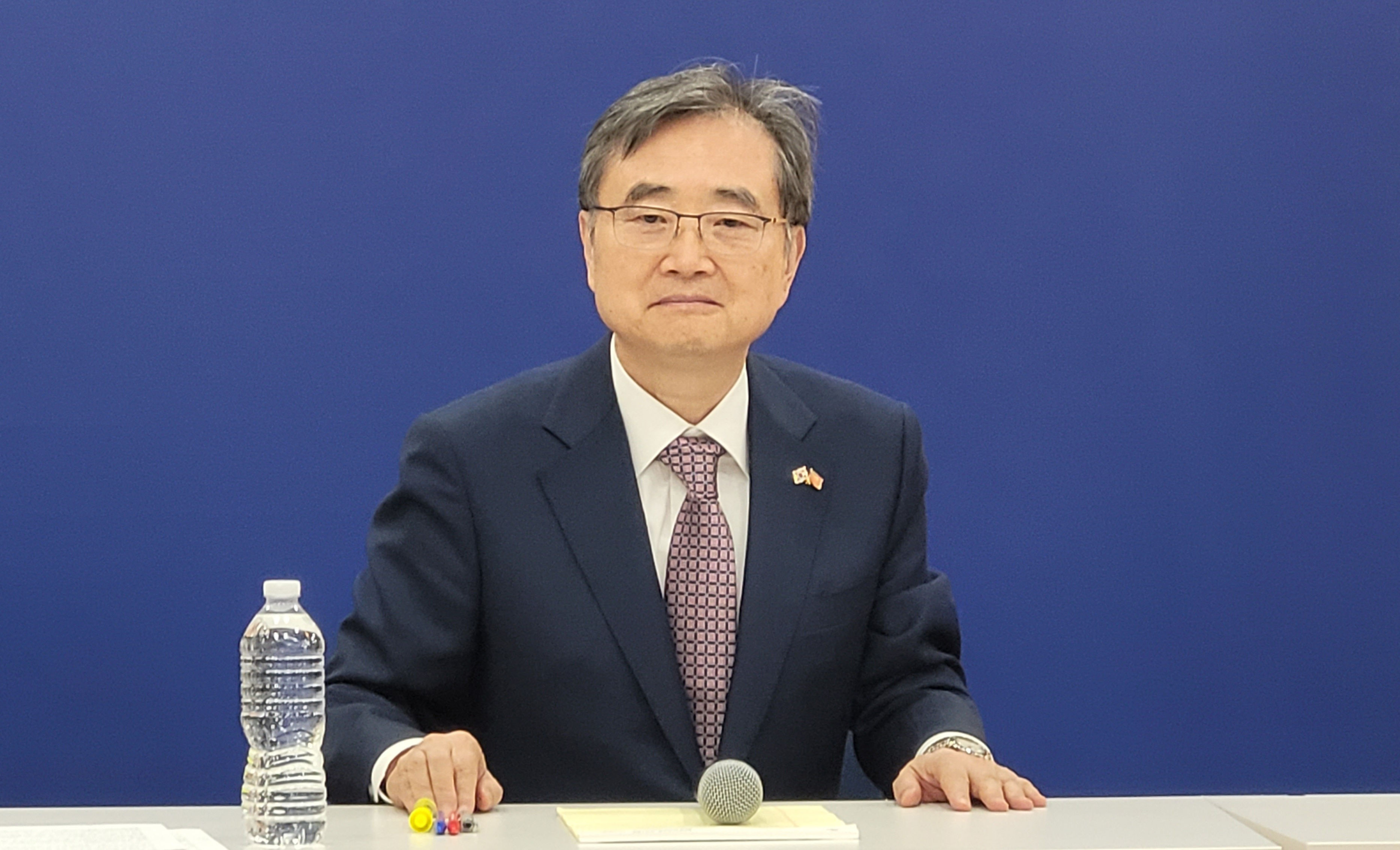 ▲▼南韓外交部長趙顯。（圖／路透）