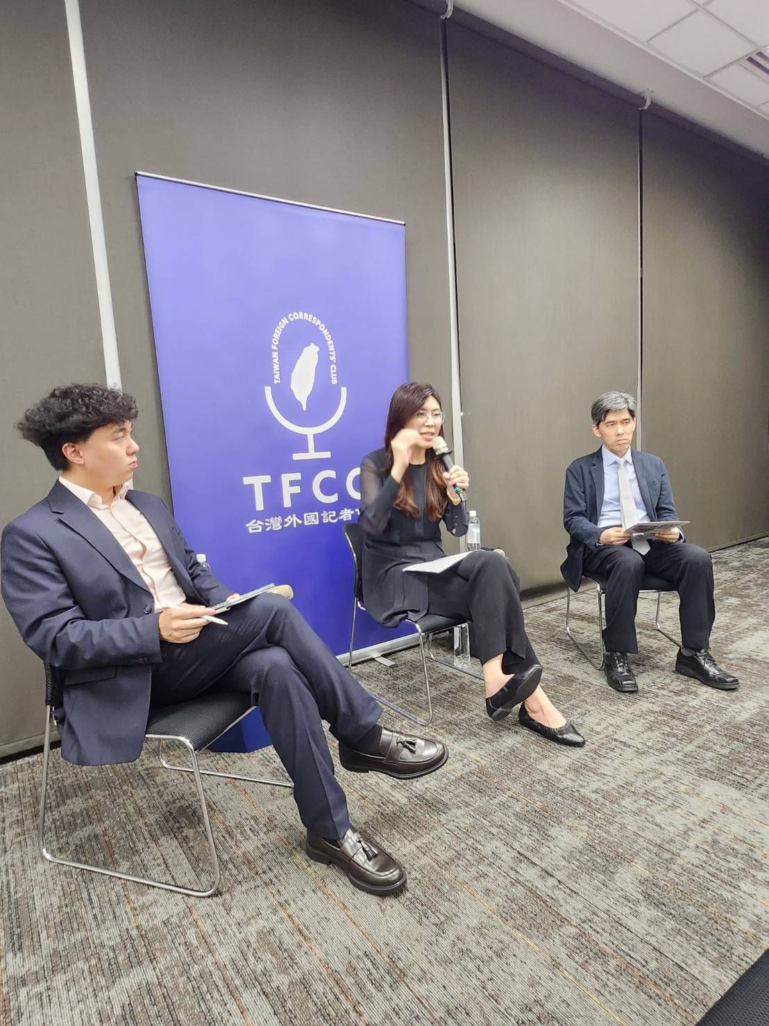 ▲▼鄭麗文22日出席「台灣外國記者會」座談會。（圖／翻攝自Facebook／鄭麗文）