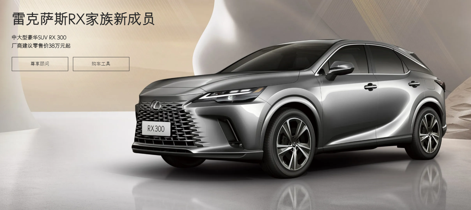 ▲繼台灣市場之後，大陸也緊跟著推出新年式LEXUS RX。（圖／翻攝自LEXUS）