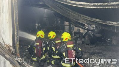 快訊/花蓮烤漆工廠疑遭雷擊!巨響過後突竄火 2人受傷送醫