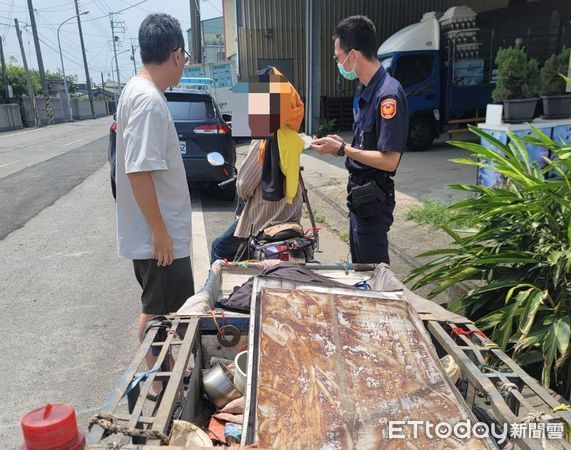 ▲屏東警分局員警逮獲竊嫌許姓男子。（圖／記者陳崑福攝）
